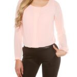 Combinaison femme chic CHLOE couleur rose