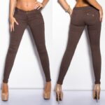 Jeggings tendance LIESEL couleur marron