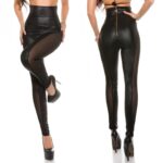 Leggings fashion sexy ALICE couleur noir