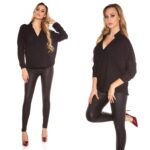 Tunique femme fashion Loaven couleur noir