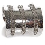 Bracelet tendance ISA déco chaîne couleur argent