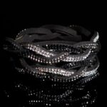 Bracelet fashion CRYSTAL couleur noir
