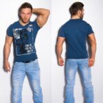 T-shirt Homme fashion JONAS couleur bleu marine