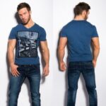 T-shirt Homme fashion LINO couleur bleu marine