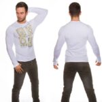 Tee shirt Homme manche longue ADAN couleur blanc