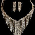 Parrure bijoux glamour et sexy MELISSA couleur or