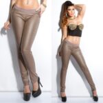 Treggings femme fashion CHLOÉ couleur cappucino