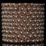 Elegant bracelet perles pour femme MARGAUX couleur beige