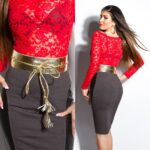 Ceinture large femme ROMY couleur Or