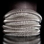 Bracelet sexy spirale STACY couleur Argent