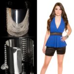 Bracelets sexy avec des chaînes SHANNA couleur argent