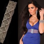 Bracelet femme avec strass JULIA couleur argent