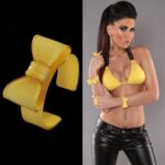 Bracelet femme tendance fashion LILY couleur jaune