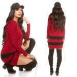 Sweat à capuche LYANA couleur bordeaux