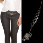 Ceinture chaîne femme fashion GILLA couleur argent