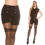 Short femme tendance LALY couleur noir