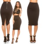 Jupe femme sexy et tendance MELODIE couleur noir