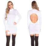 Mini Robe femme fashion Sexy RIHANNA couleur blanc