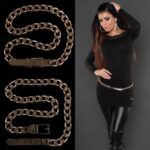 Ceinture sexy chaîne femme FASHIONISTA couleur or