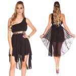 Robe fashion de cocktail MELINDA couleur noir