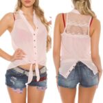 Blouse femme fashion CELIE couleur rose