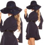 Chapeau femme tendance et fashion NOELIE couleur marine