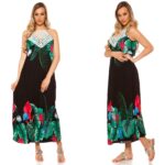 Robe longue MAYA couleur noir