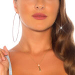 Collier lettre I ANGIE couleur Or